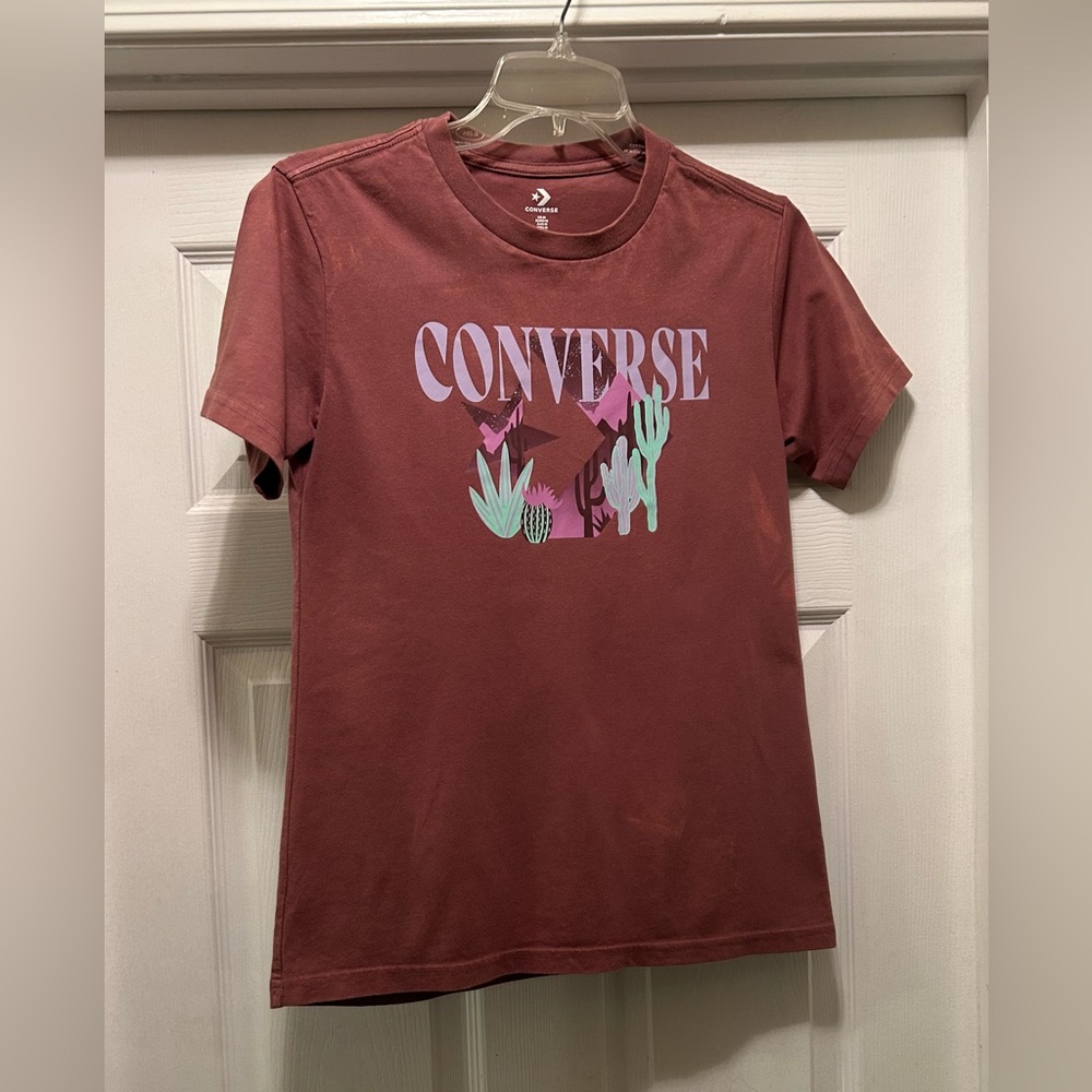Converse Mauve Tee with Graphic Design